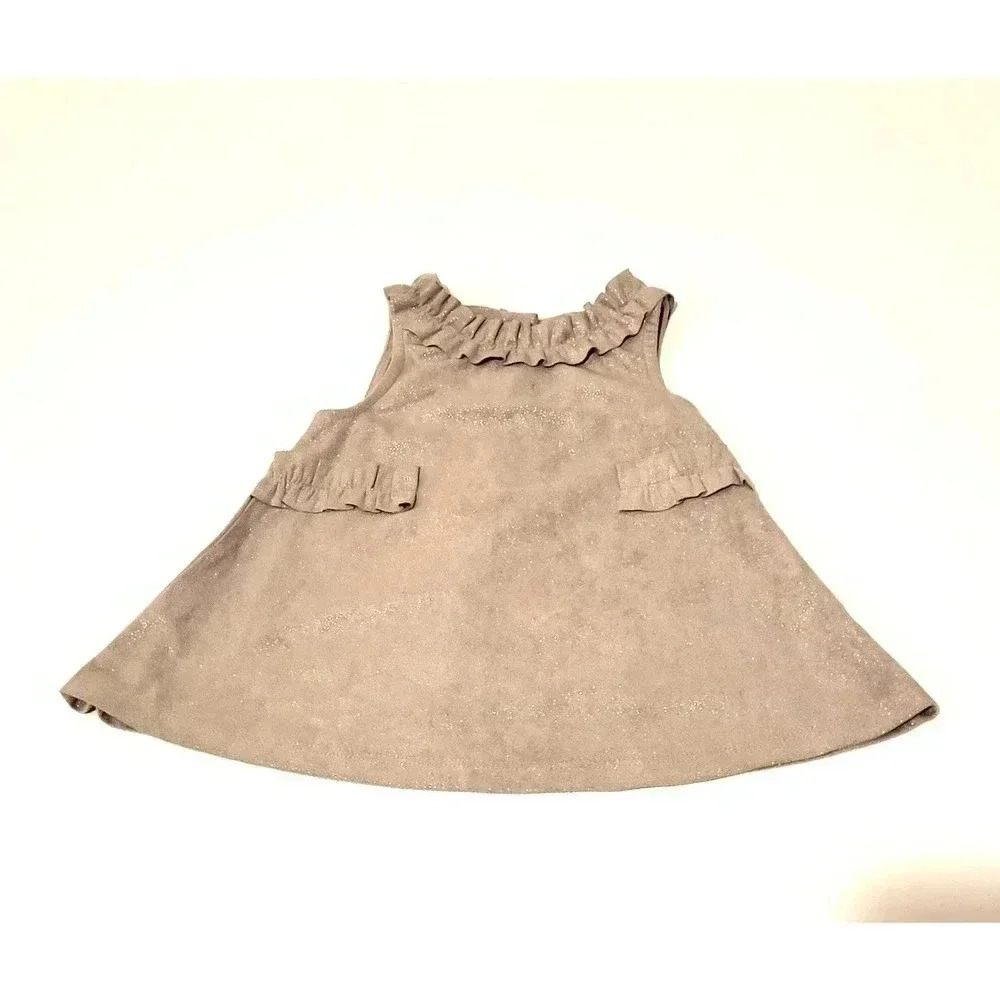 First Impressions Brown Shimmer Dress‎
